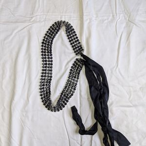 Black Rhinestone Belt